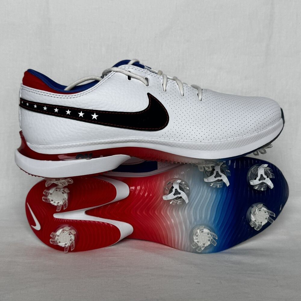 (MENS 6.5/WOMEN 8) Nike Air Zoom Victory 3 Golf USA America White Red FB8132-100